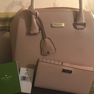 EUC Kate Spade Pippa Satchel & Matching Wallet